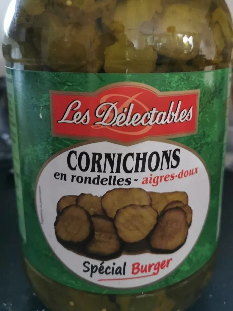Cornichons en rondelles