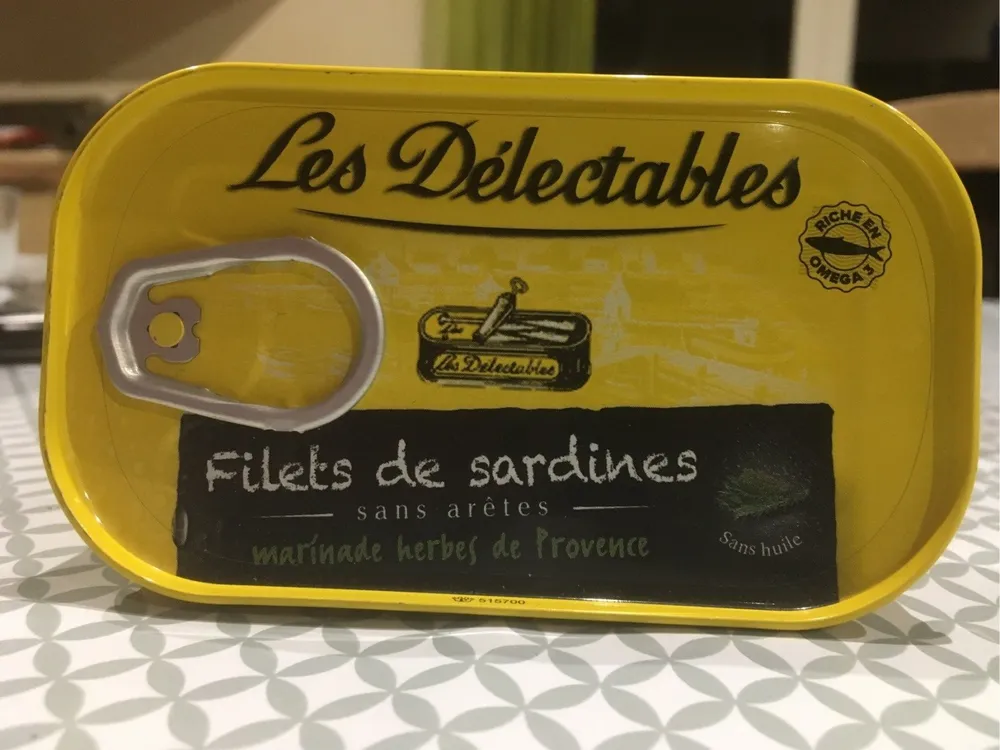 Filets de sardines marinade herbes de provence