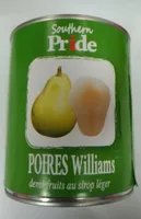 Poires Williams au sirop léger