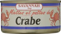 Boite de miettes et pattes de crabe Savannah bay