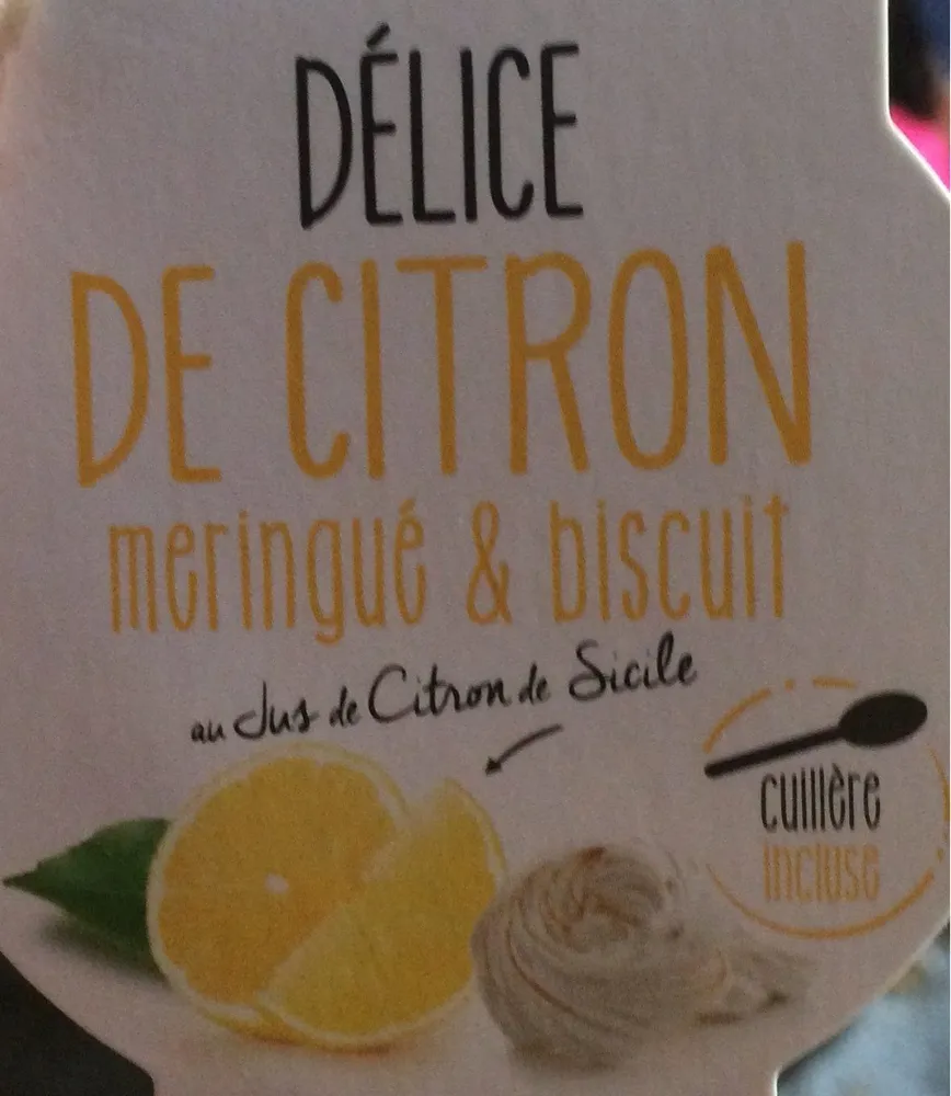 Délices de citron Meringue et biscuits