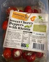 Sweet cherry peppers with ricotta