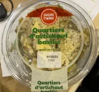 Quartiers d’artichauts basilic