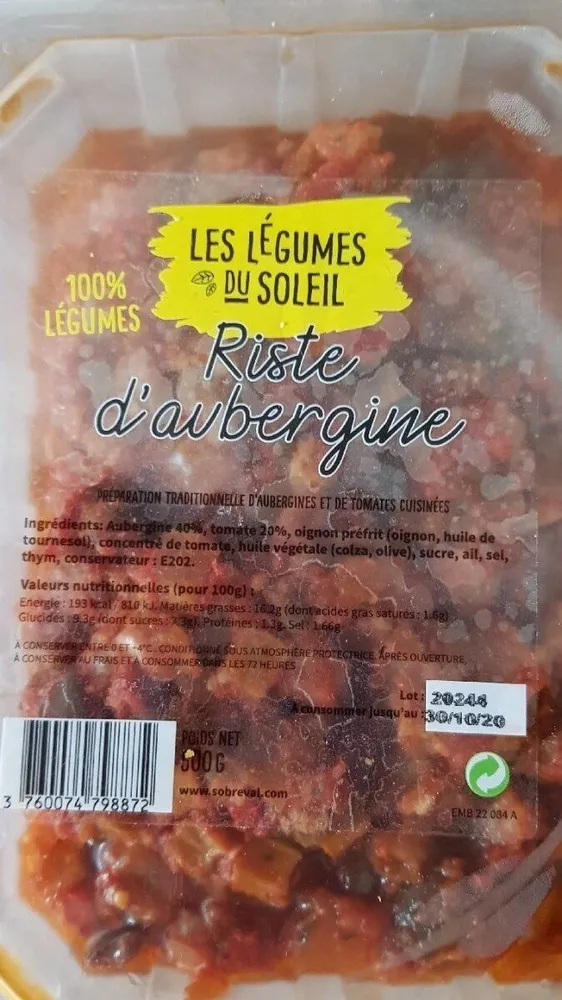 Riste d'aubergine