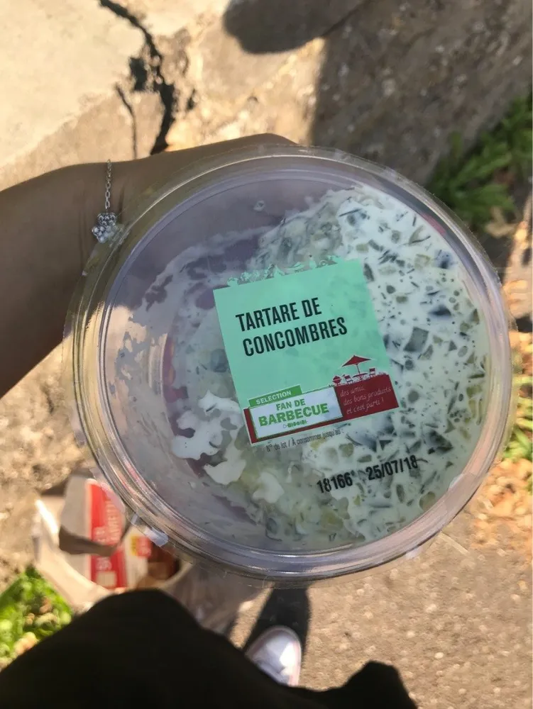 Tartare de concombre