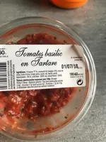 Tomates basilic en tartares