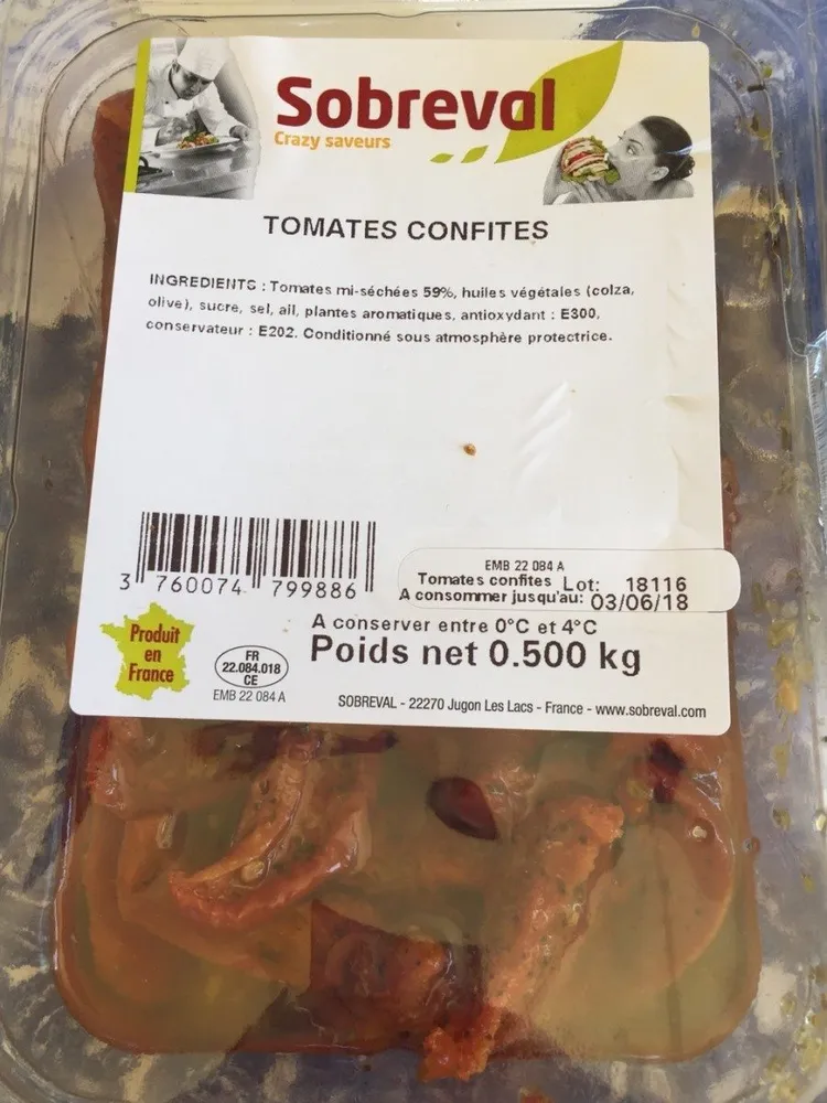 Tomates confites