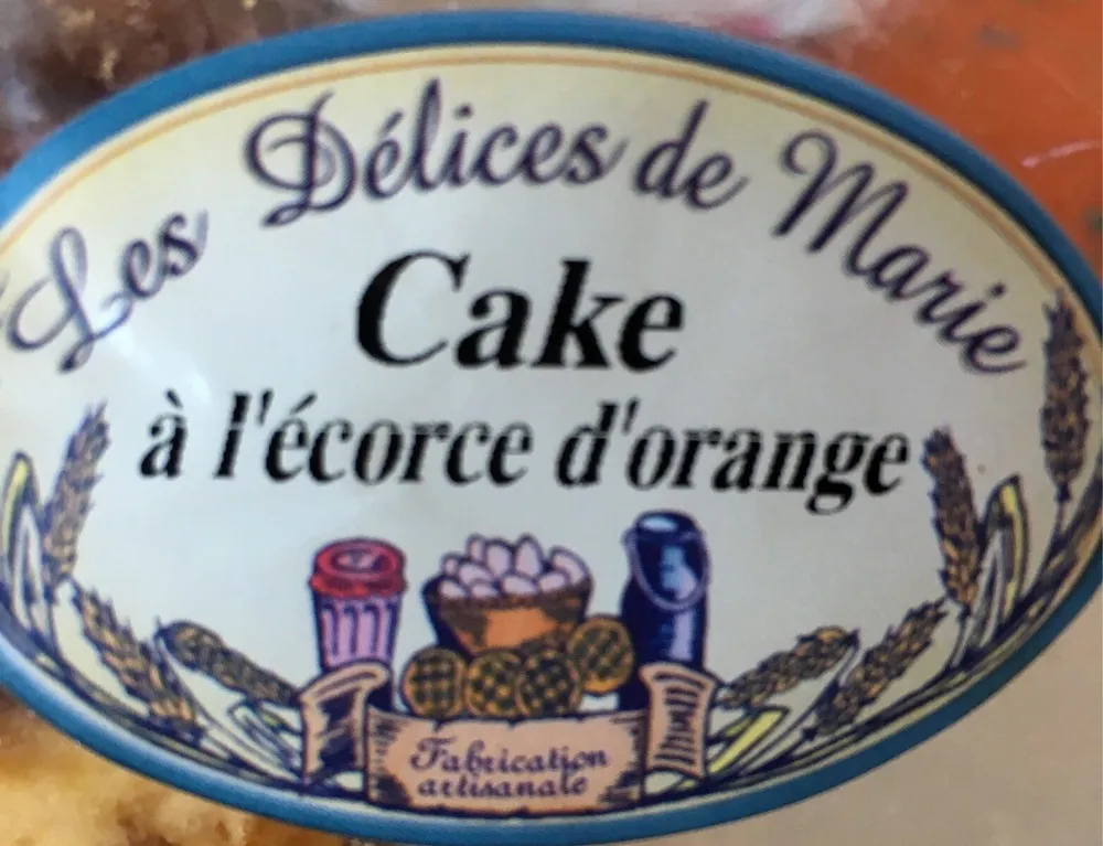 Cake à l'écorce d'orange