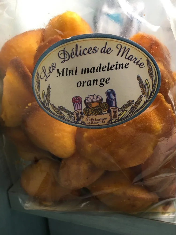 Mini madeleine orange