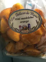 Mini madeleine orange
