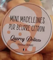 Mini madeleines au citron