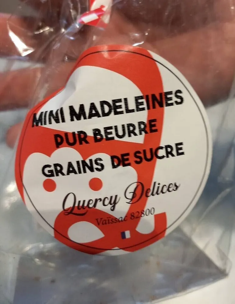 Mini madeleines aux pépites de sucre