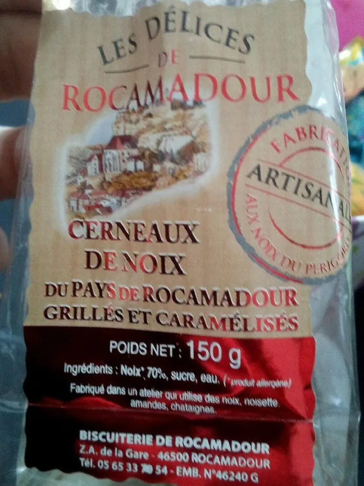 Cerneaux de noix grillés et caramélisés