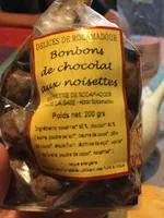 Bonbons de chocolat aux noisettes