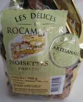 Noisettes grillées et caramélisées