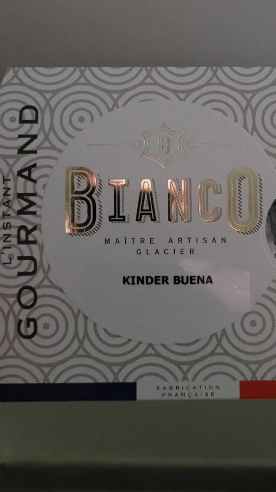 Bianco - Bac glace Kinder Buena