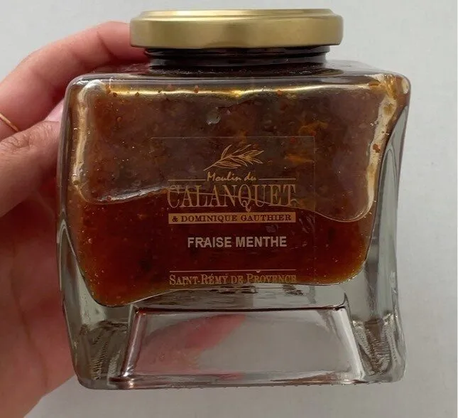 confiture fraise menthe