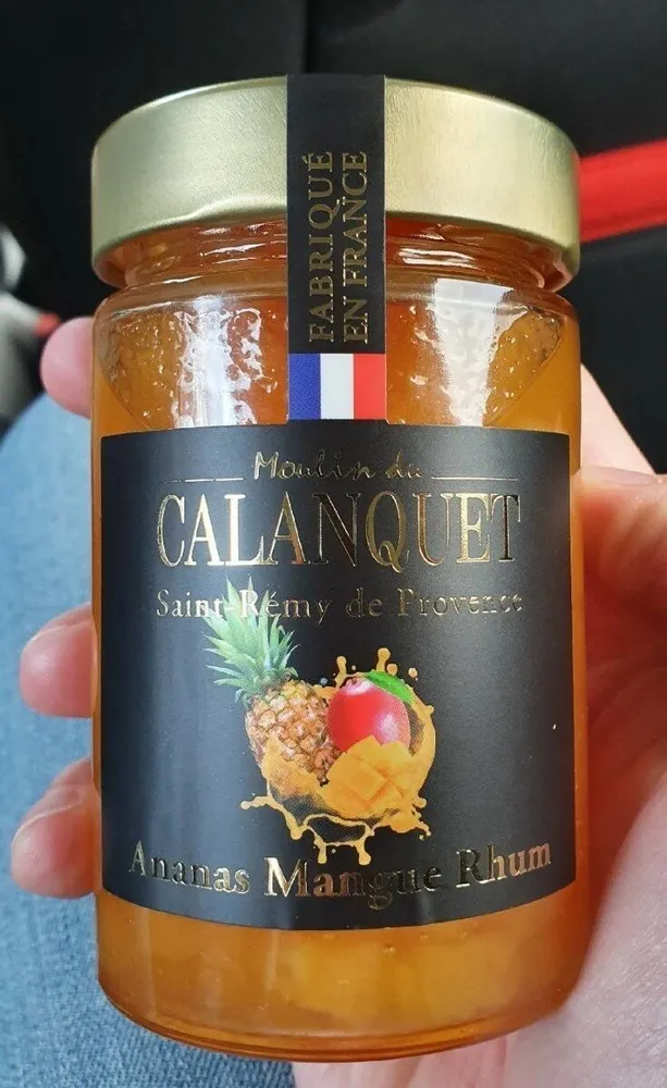 Confiture d'ananas, mangue et rhum