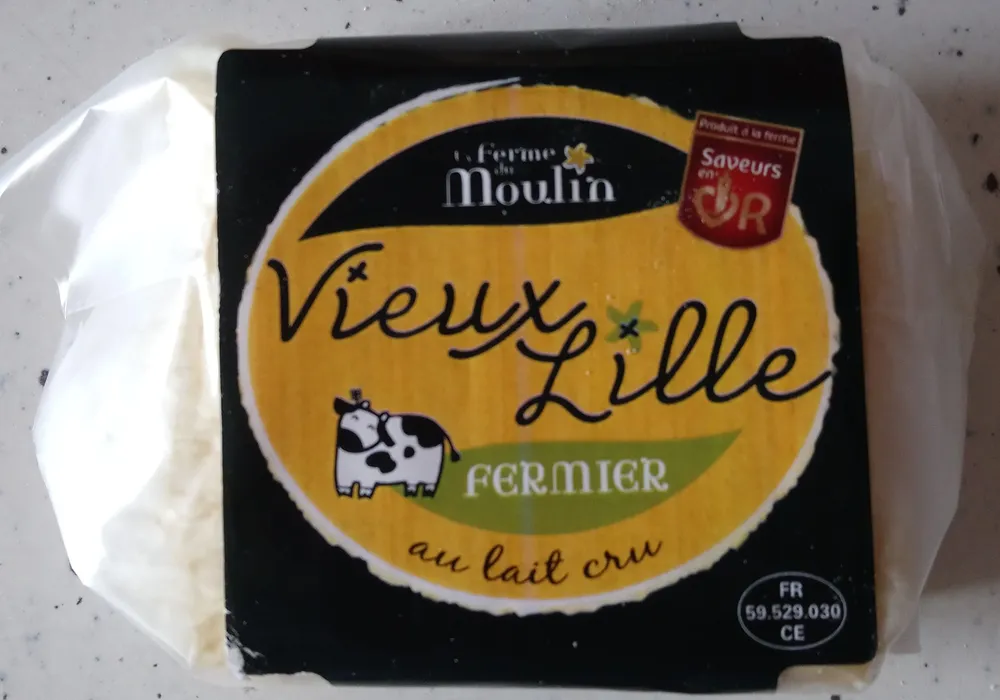 Vieux Lille fermier au lait cru, 29%MG