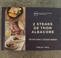 2 steak de thon albacore