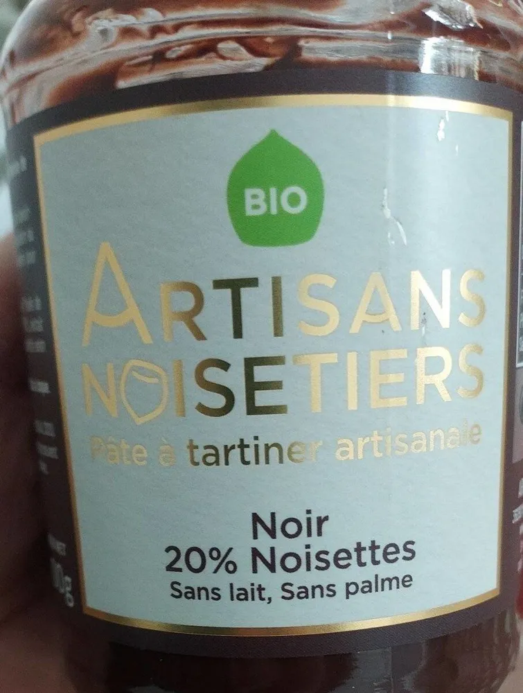 Pâte à tartiner artisanale bio