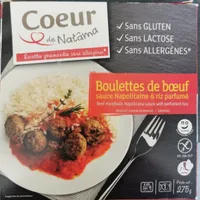 Boulettes de bœuf sauce napolitaine & riz parfumé