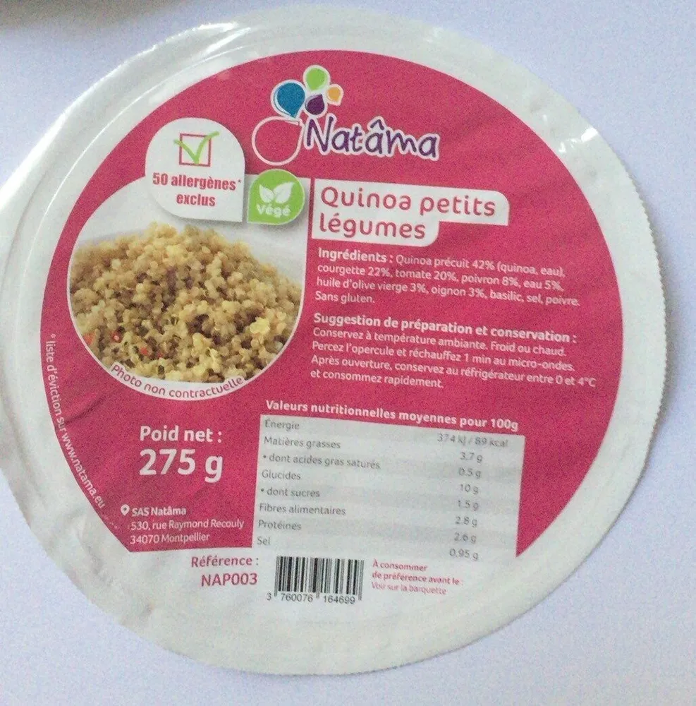 Quinoa petits légumes