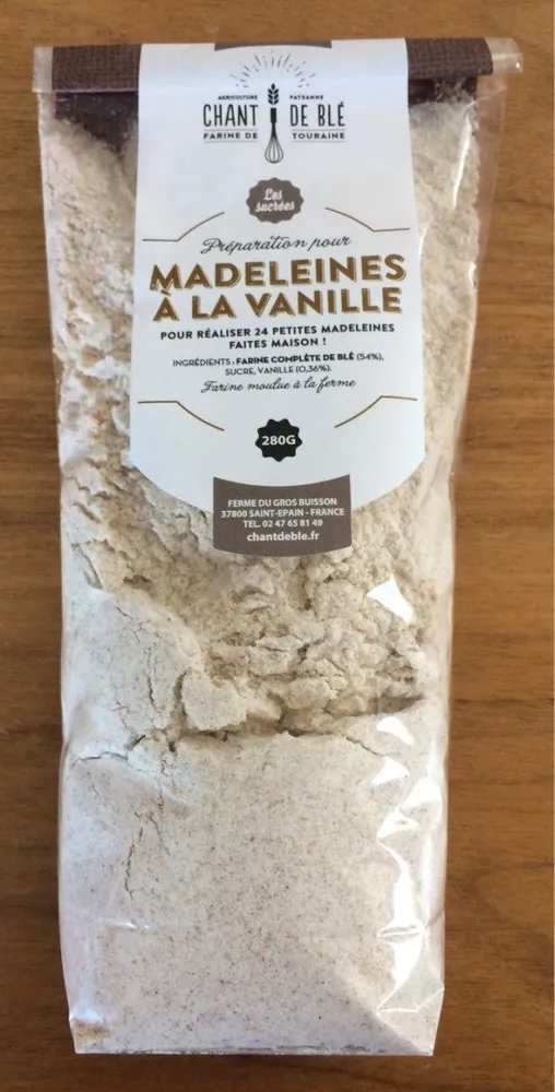 Préparation pour Madeleines à la Vanille