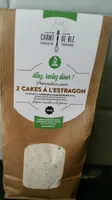 Préparation pour 2 cakes à l'estragon