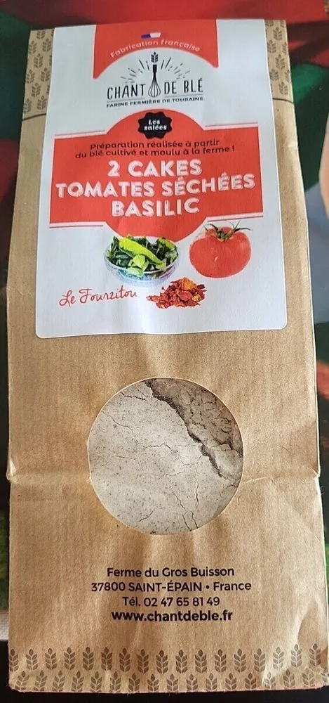 2 cakes tomates séchées basilic