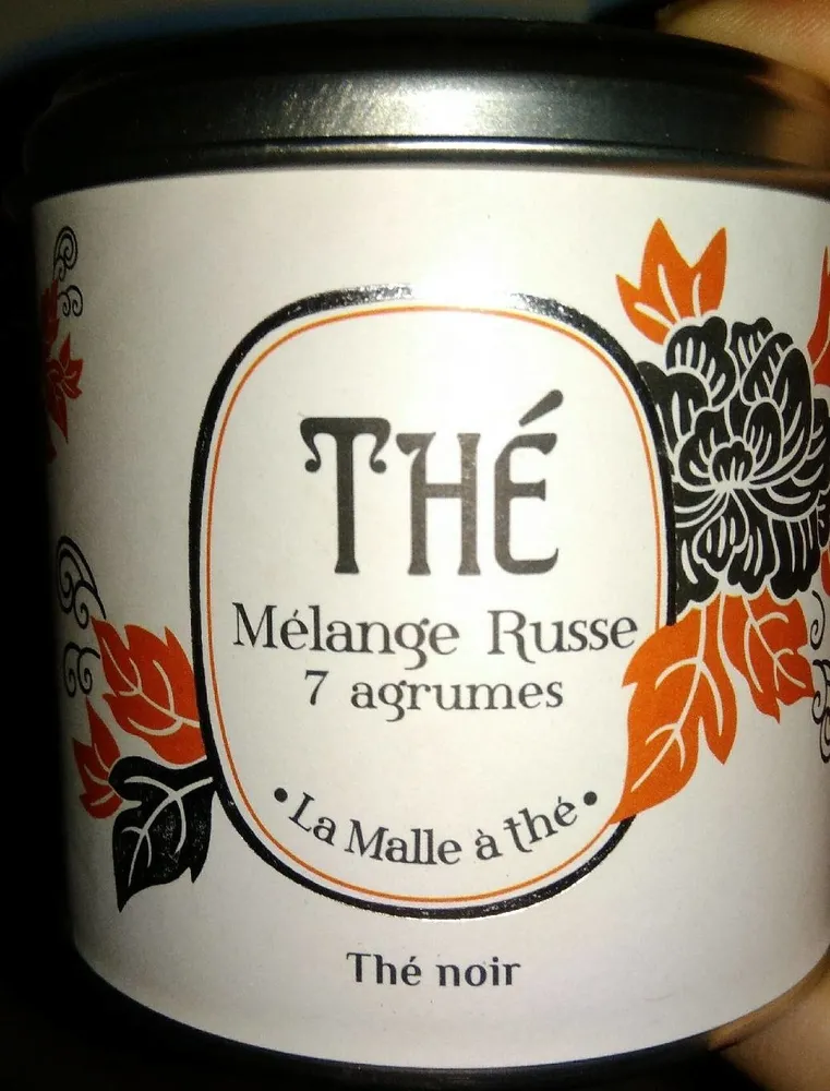 Thé mélange russe 7 agrumes