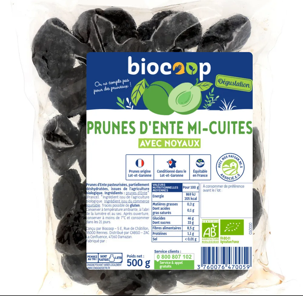 Prune d'Ente mi-cuite