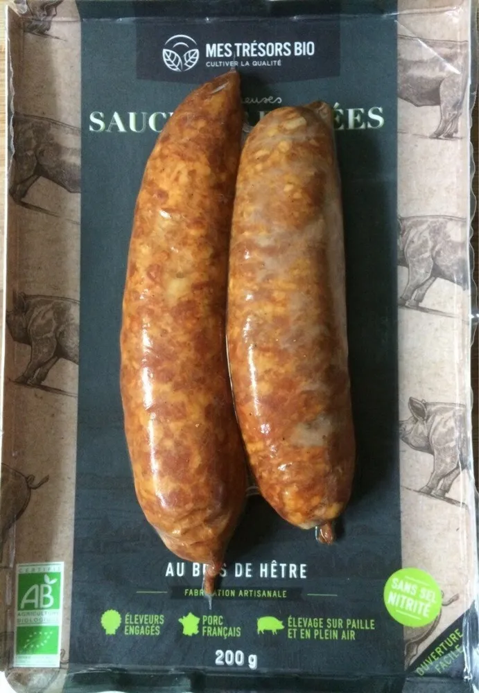 Saucisses fumées bio