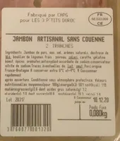 Jambon artisanal sans couenne