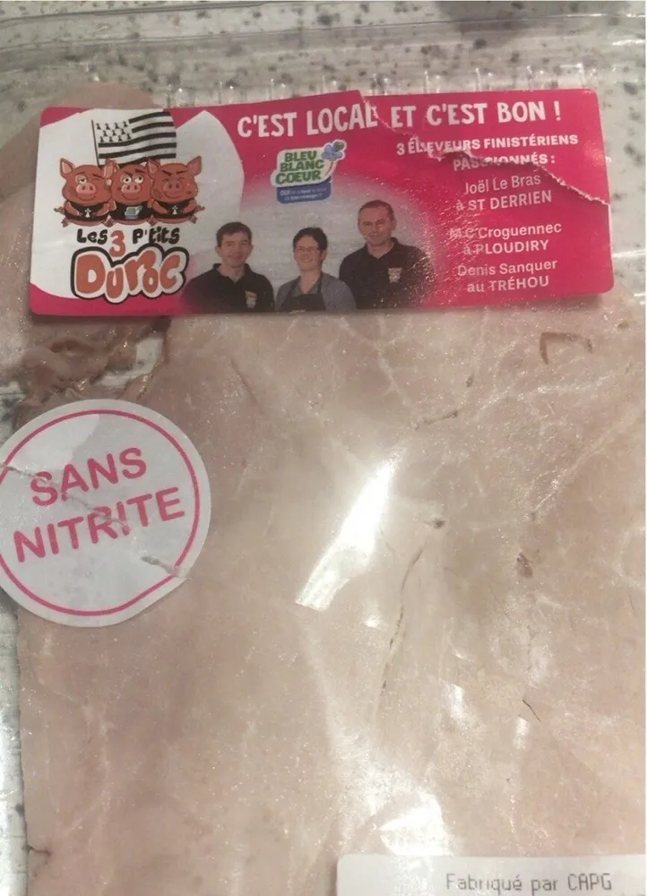 Jambon sans sel nitrité