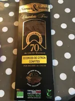 Chocolat Noir Citron Tablette