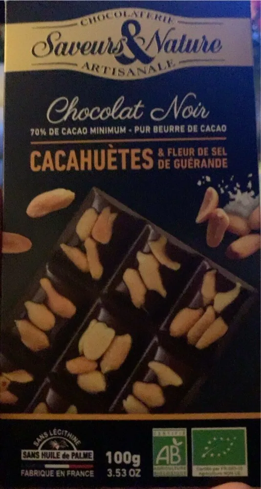 Cacahuetes et fleur de sel de guerande