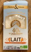 Lait eclats de biscuits