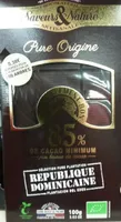 Tablette chocolat  noir 85% del eden