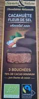 Chocolat noir cacahuètes