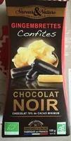 Gingembrettes confites chocolat noir