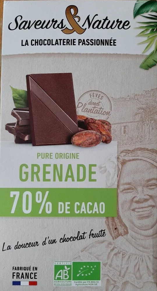 Chocolat pure origine Grenade