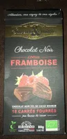 Chocolat noir cœur framboise
