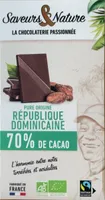 Pure Origine République Dominicaine 70% De Cacao
