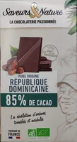 Chocolat noir 85% République Dominicaine
