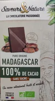 Chocolat noir 100% Madagascar