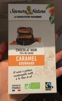 Chocolat noir caramel gourmand