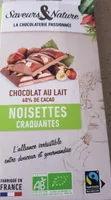 Chocolat au lait noisettes craquantes