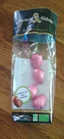 Chocolat au lait coeur cacahuètes