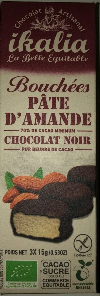 Bouchées pate d'amande